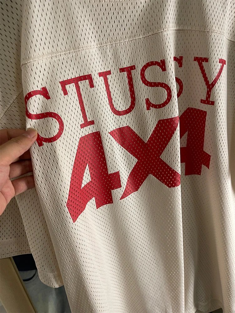 Stussy Hollow Mesh Short-Sleeve T-Shirt photo 7