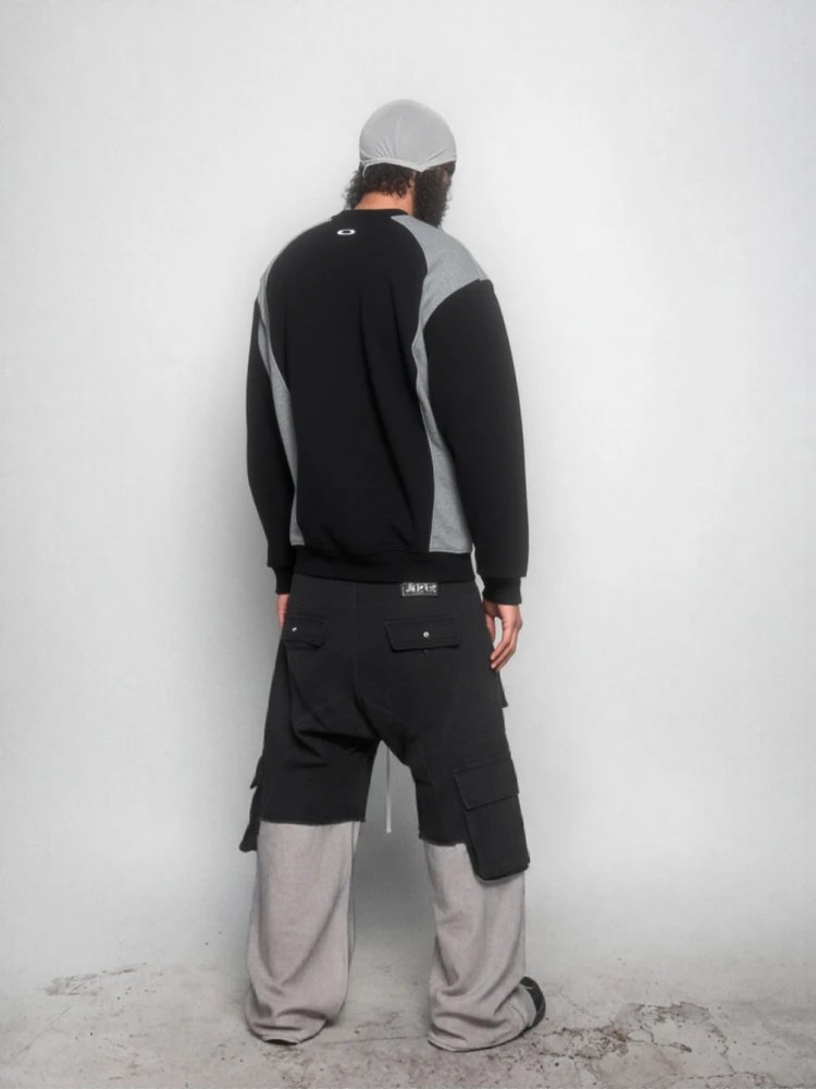 Oakley classic color block crew neck sweatshirt photo 5