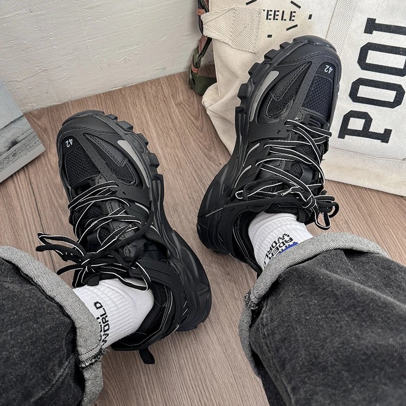 Balenciaga Black Retro Chunky Platform Shoes photo 5
