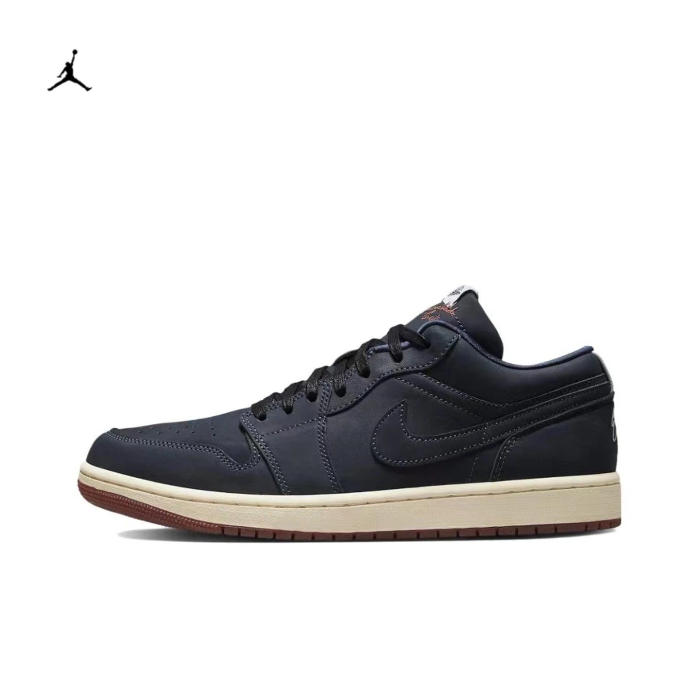 Jordan Air Jordan 1 Low White Black Grey Casual Sneakers