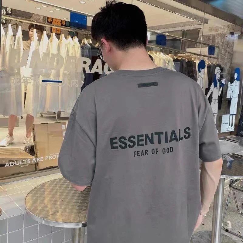 Essentials Fear Of God Off White Oversized T Shirt