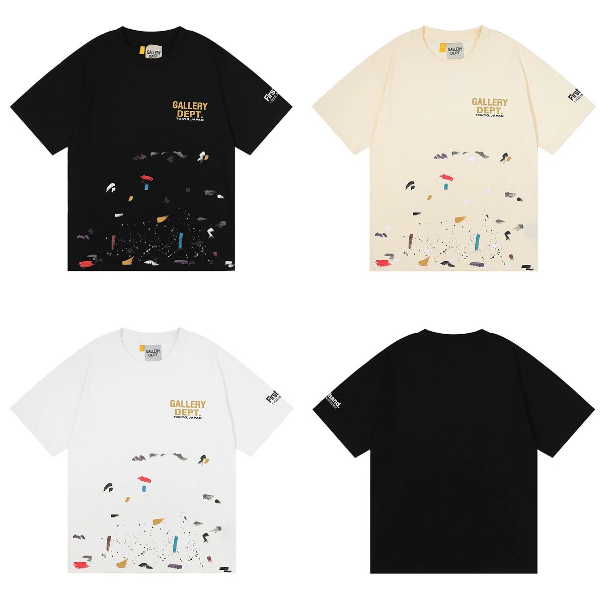 Gallery Dept. Graphic Print T-Shirt Assorted Colors Streetwear