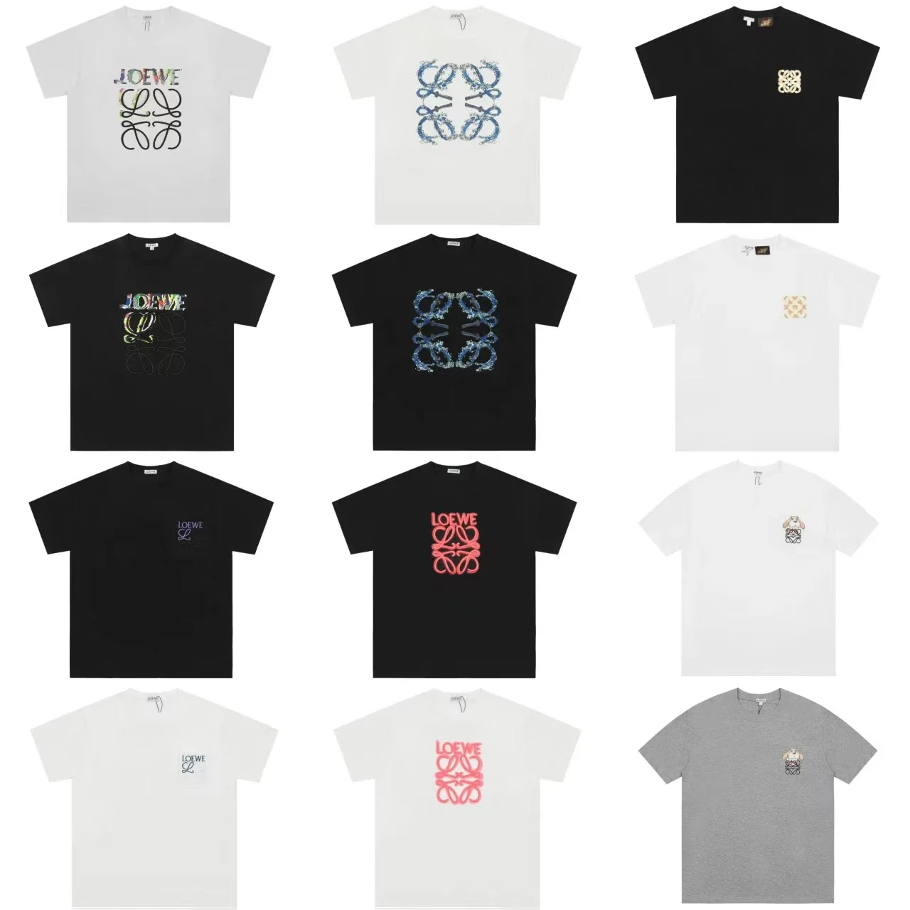 Loewe Glitch Anagram T-Shirts