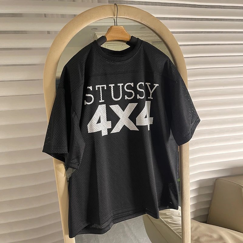 Stussy Hollow Mesh Short-Sleeve T-Shirt photo 3