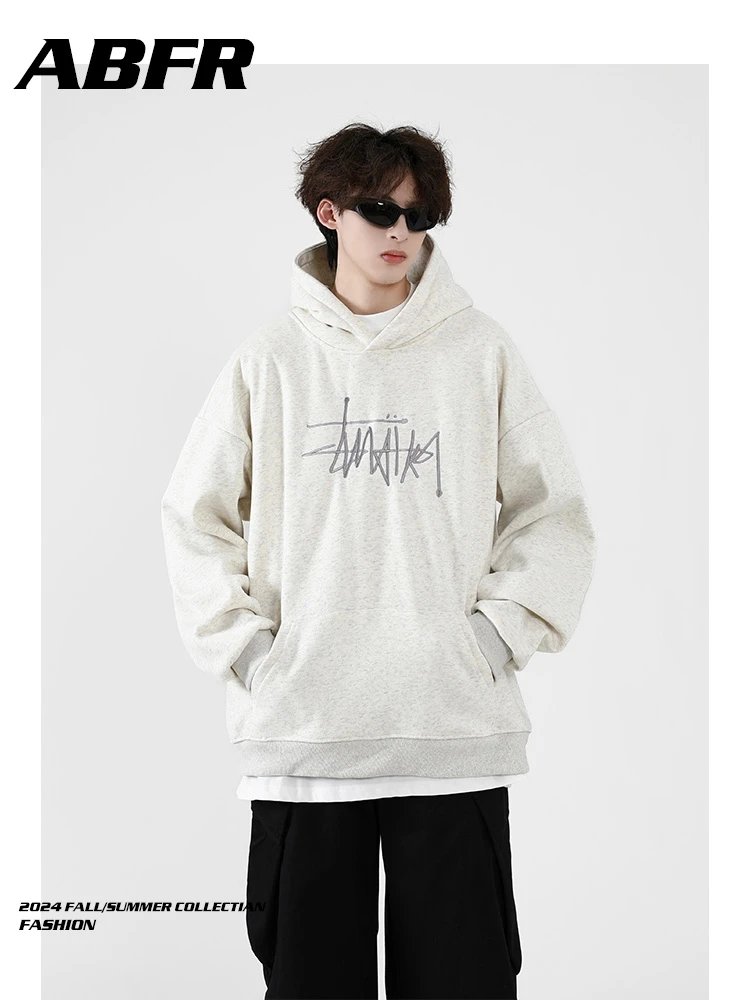 Stussy Heather Gray Hooded Sweatshirt photo 5