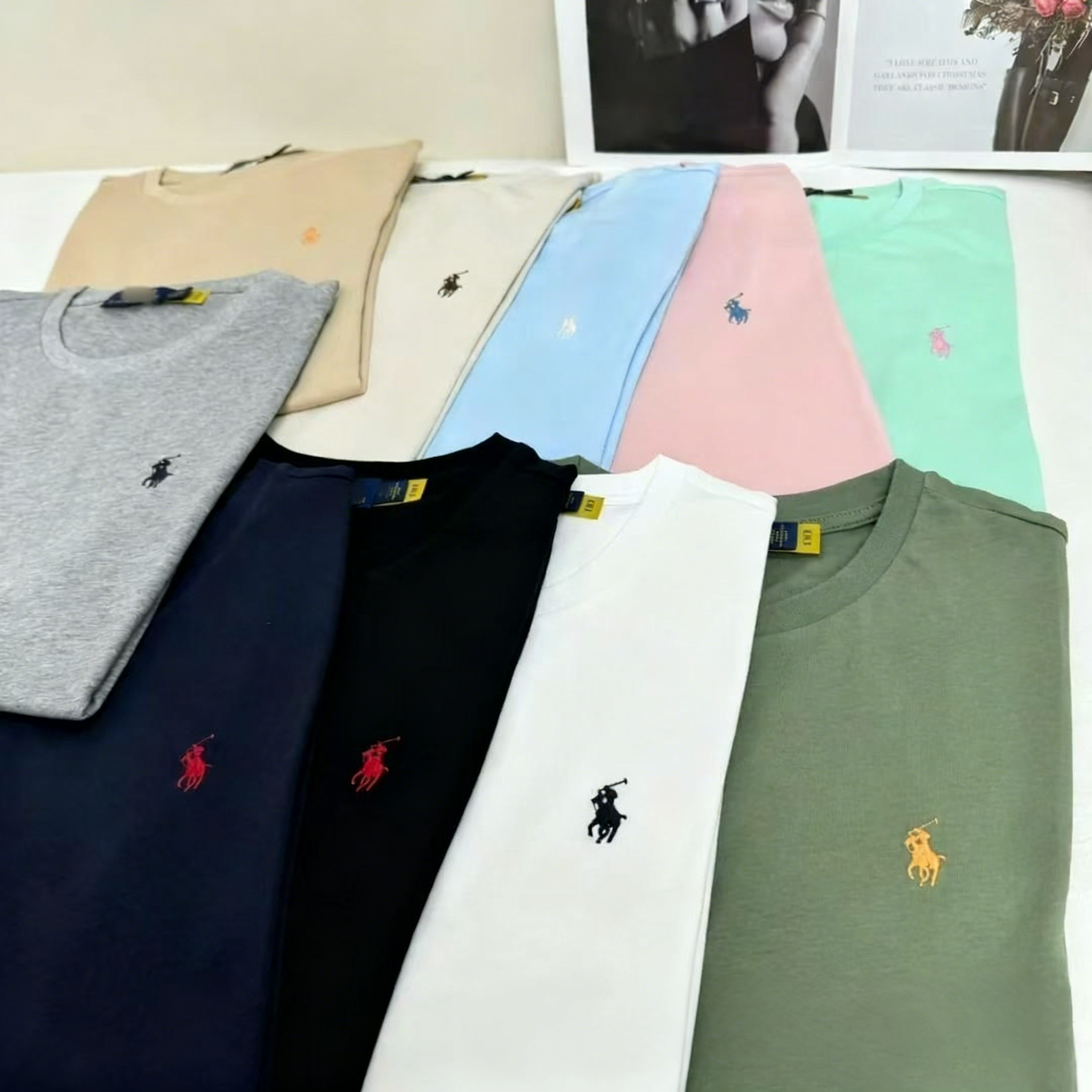 Ralph Lauren Embroidered Crew Neck Cotton Sweatshirt