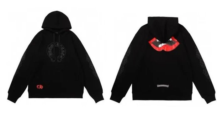 Chrome Hearts Print Hooded Zip-Up Sweatshirt Jacket photo 2