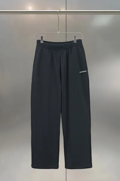 Balenciaga Logo Sweatpants Black - 1