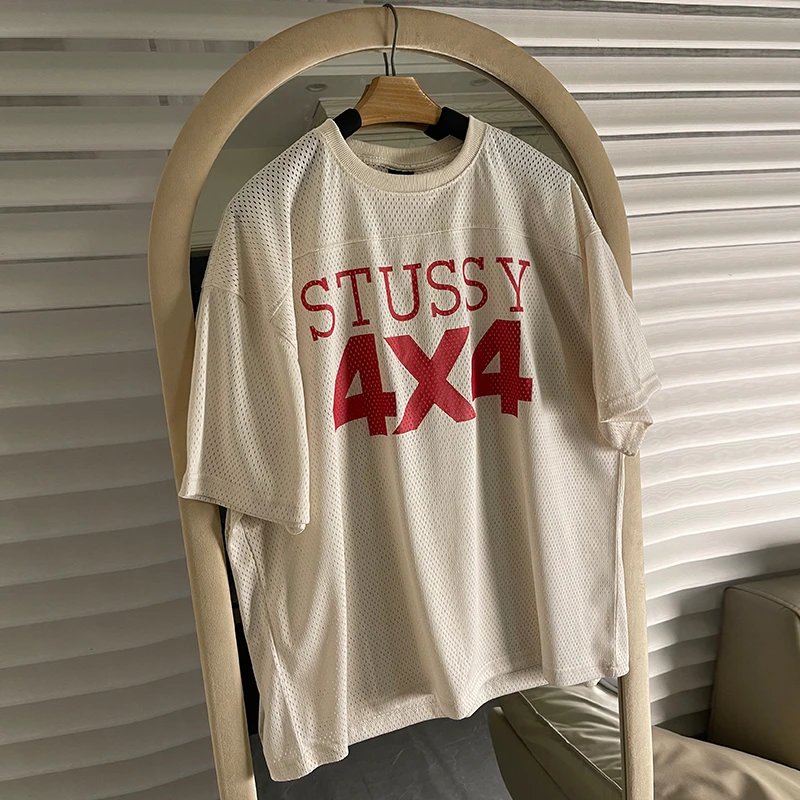 Stussy Hollow Mesh Short-Sleeve T-Shirt photo 2