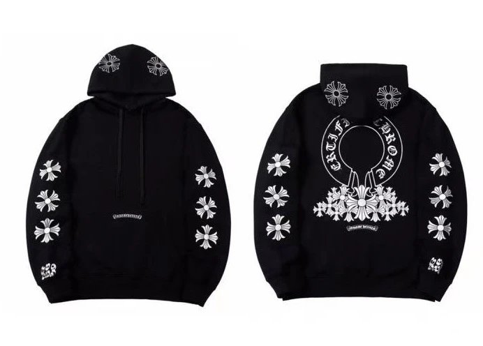 Chrome Hearts Print Hooded Zip-Up Sweatshirt Jacket photo 6