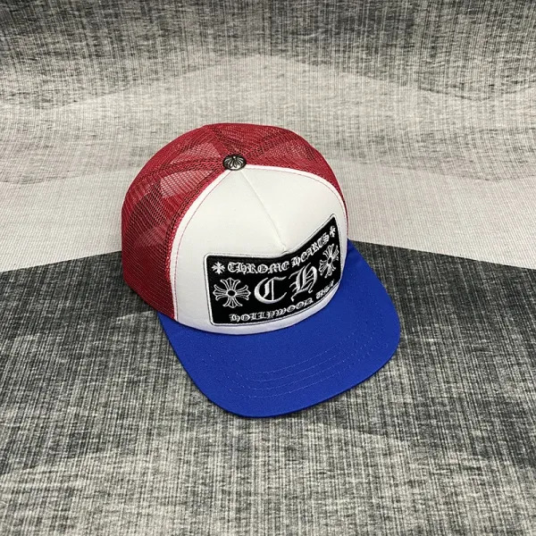 Chrome Hearts Hollywood USA Trucker Cap Black / White Hats - 3