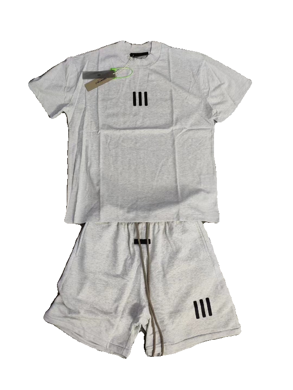 Adidas Three Stripes White Sportswear Set