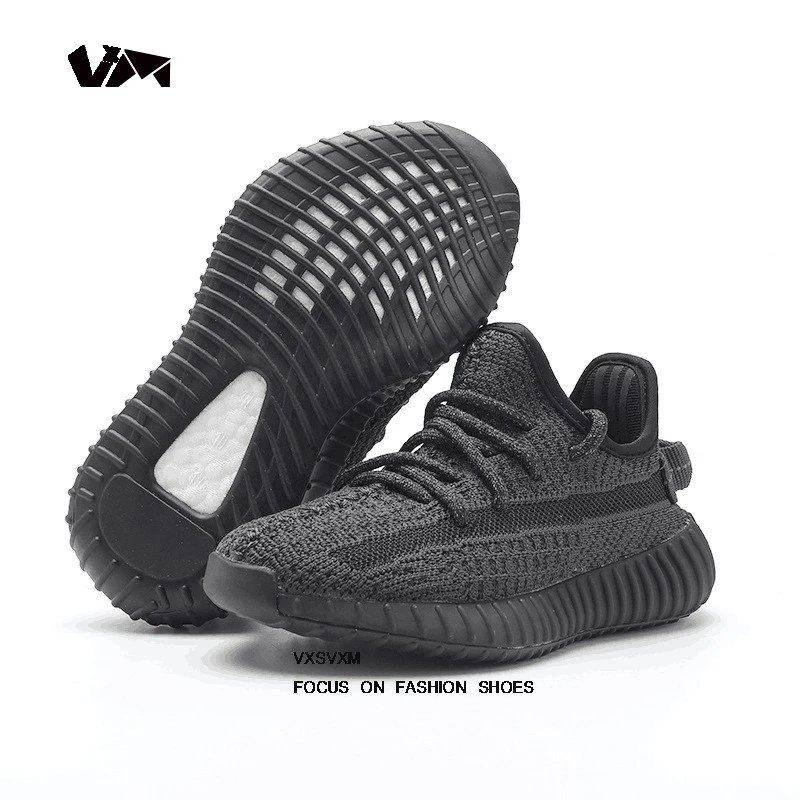 VXSVXM Knit Sneakers Black Casual Running Shoes