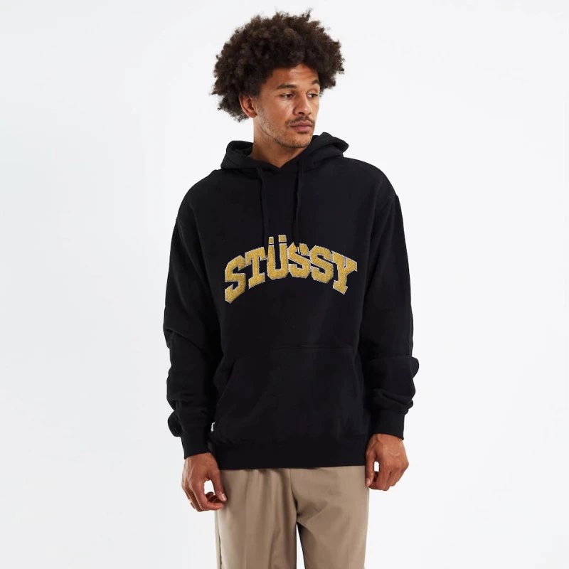Stussy Embroidered Fleece-Lined Hoodie photo 4