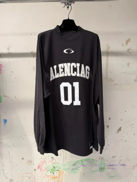 Balenciaga Logo Embroidered Track Pants Black Sweatpants - 7