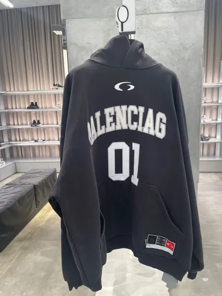 Balenciaga Logo Embroidered Track Pants Black Sweatpants - 5