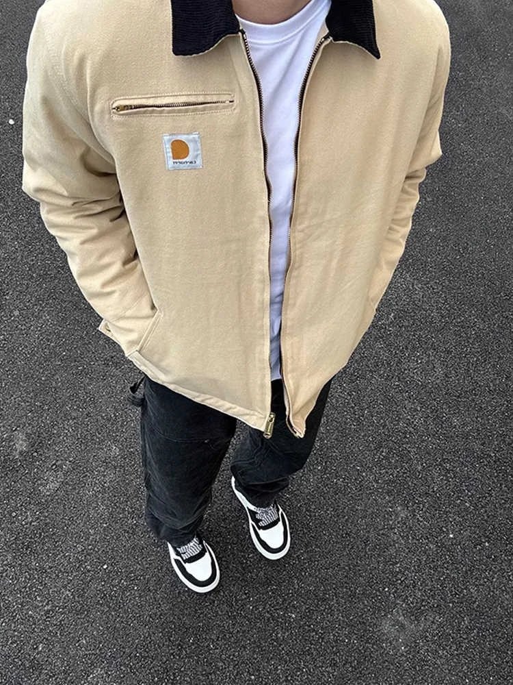 Carhartt Detroit Canvas Tan Work Jacket