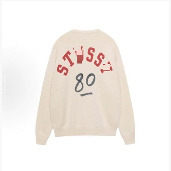 Black Cotton Graphic Print Oversized Sweater