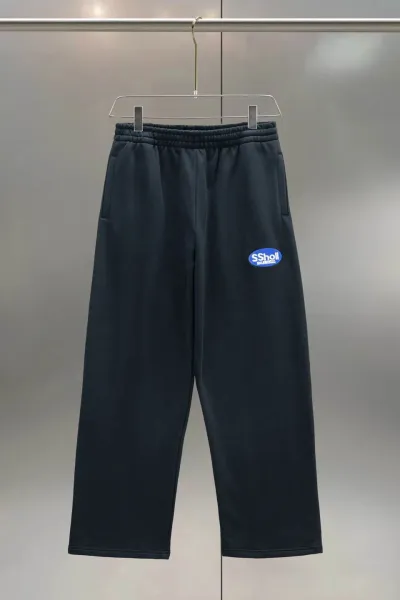 Design SShell Logo Patch Sweatpants Navy Sweatpants - 1