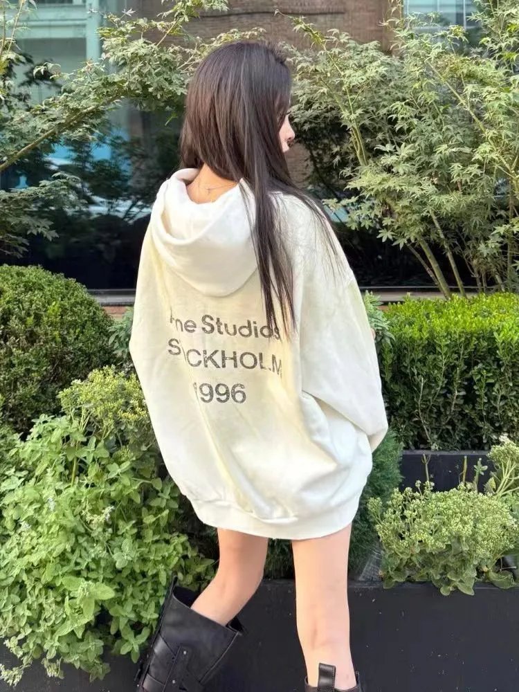 Acne Studios Stockholm 1996 Hoodie Pink - 5