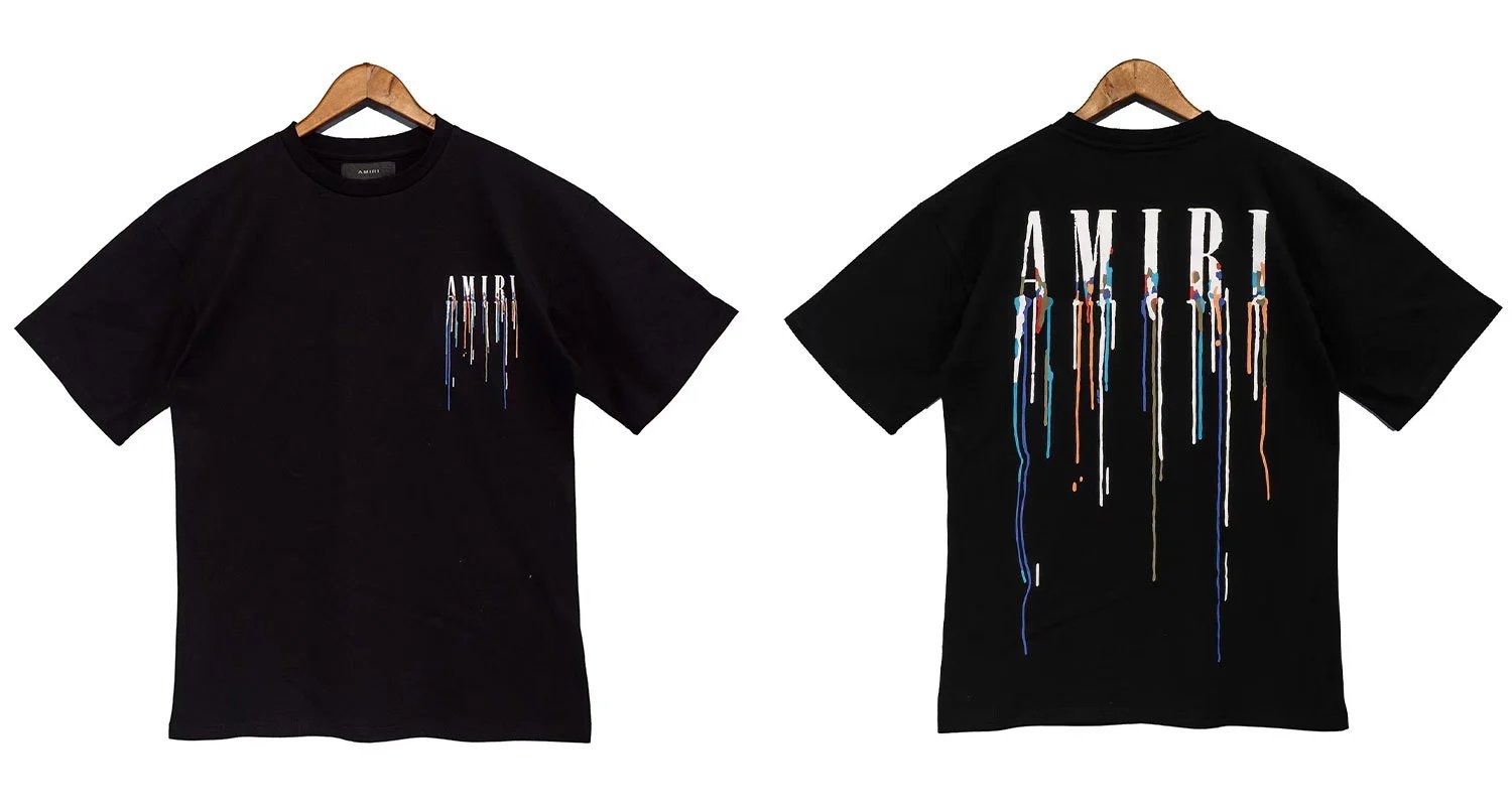 AMRI Short-Sleeve Colorful Letter Print T-Shirt photo 3