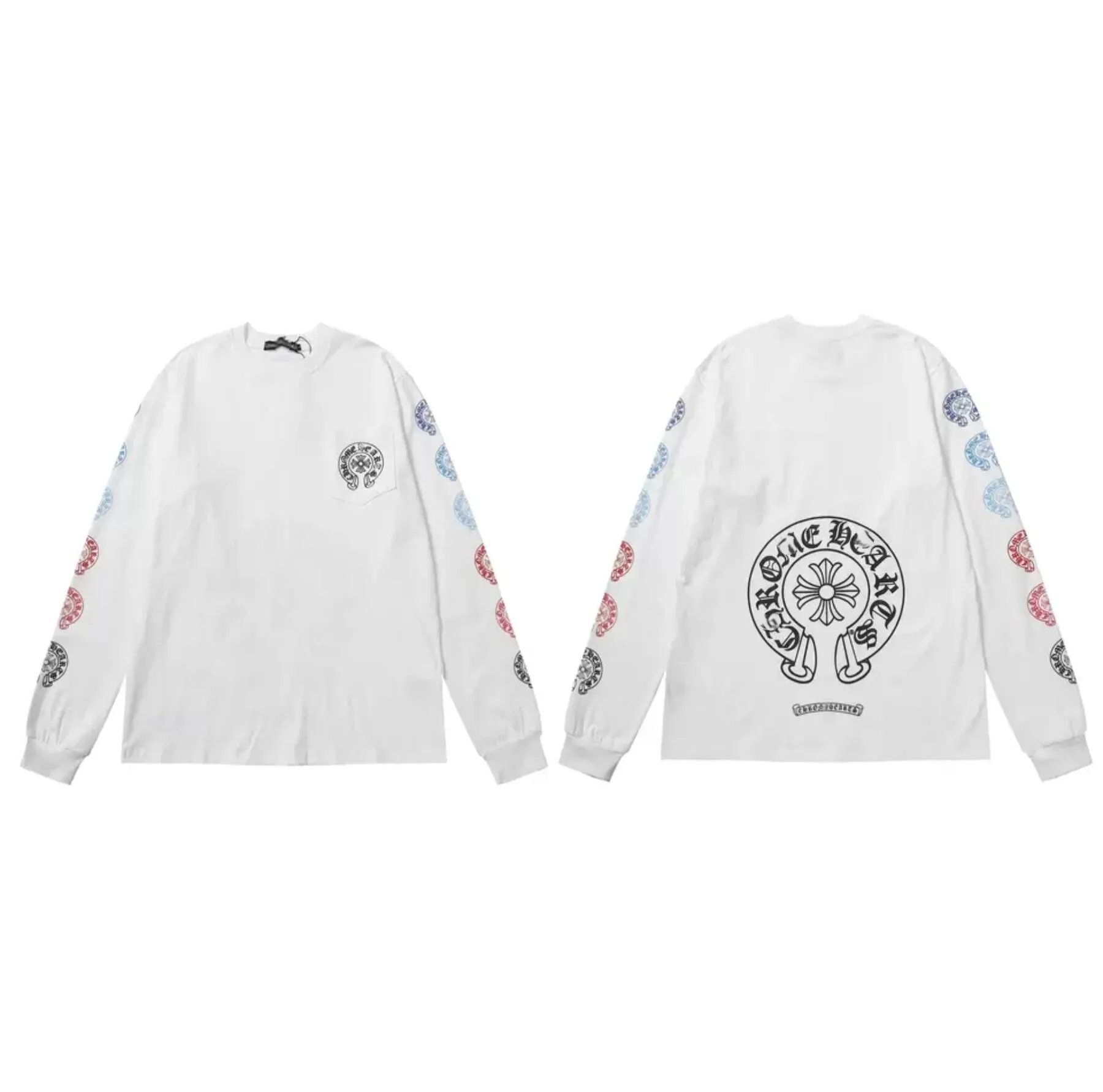 Chrome Hearts Cross Print Patchwork T-Shirt photo 6