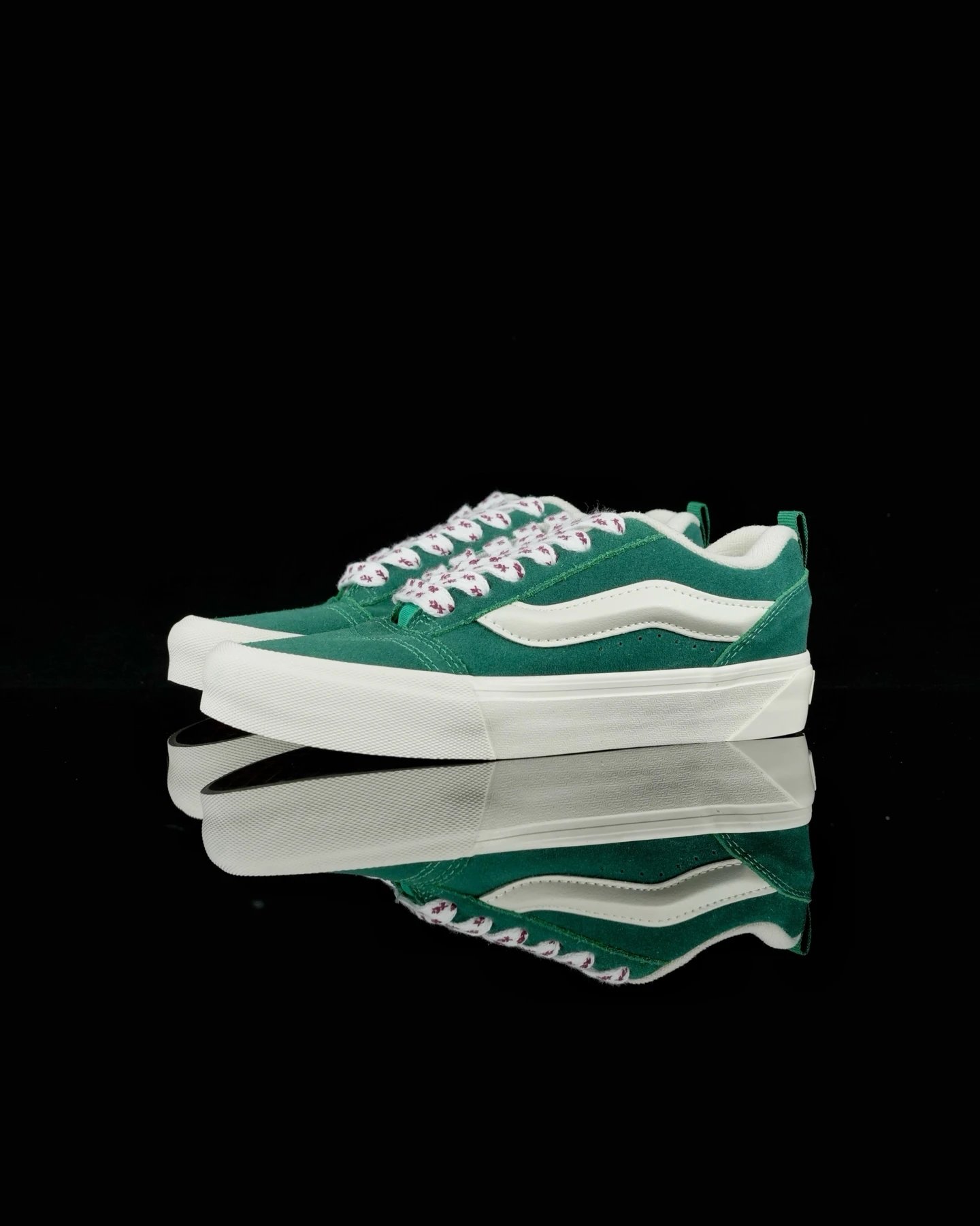 Vans Old Skool Green Suede Sneakers Skateboard Shoes