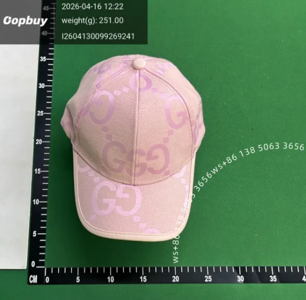 Design Pink GG Monogram Baseball Cap - 17