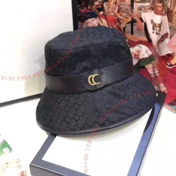 Gucci GG Marmont Bucket Hat Black - 1