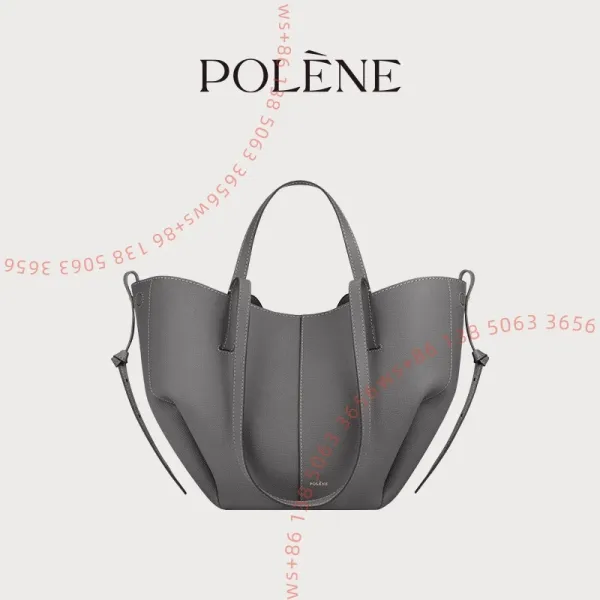 Design Polène Noé Tote Bag Gray Handbag Handbags - 1