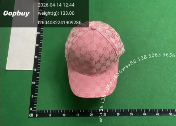 Design Pink GG Monogram Baseball Cap - 23