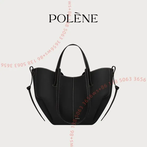 Design Polène Noé Tote Black Handbag Handbags - 1