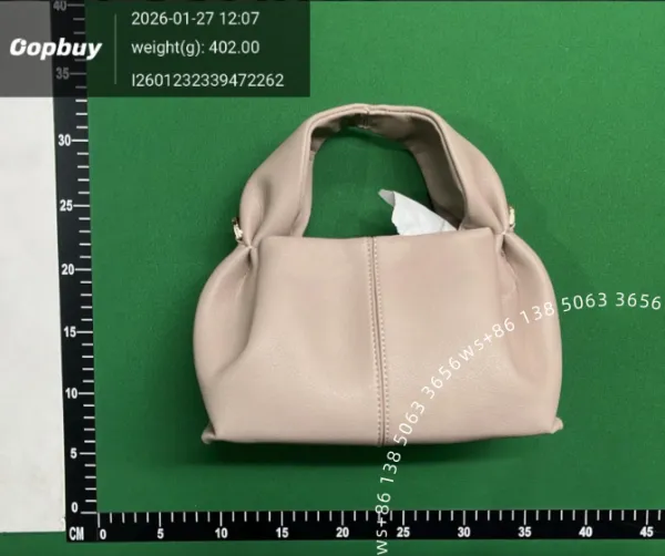 Design Polène The Mini Nubuck Tote Brown Handbag Handbags - 16