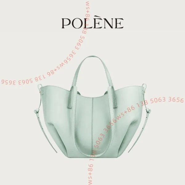 Design Polène Noé Tote Mint Green Handbag Handbags - 1