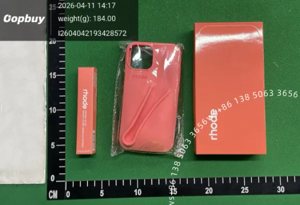 Rhode Phone Case with Integrated Lip Balm Holder Gray Phone-Case - 5