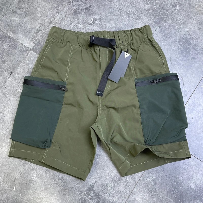 Casual Loose Functional Color-Blocked Five-Quarter Pants photo 3
