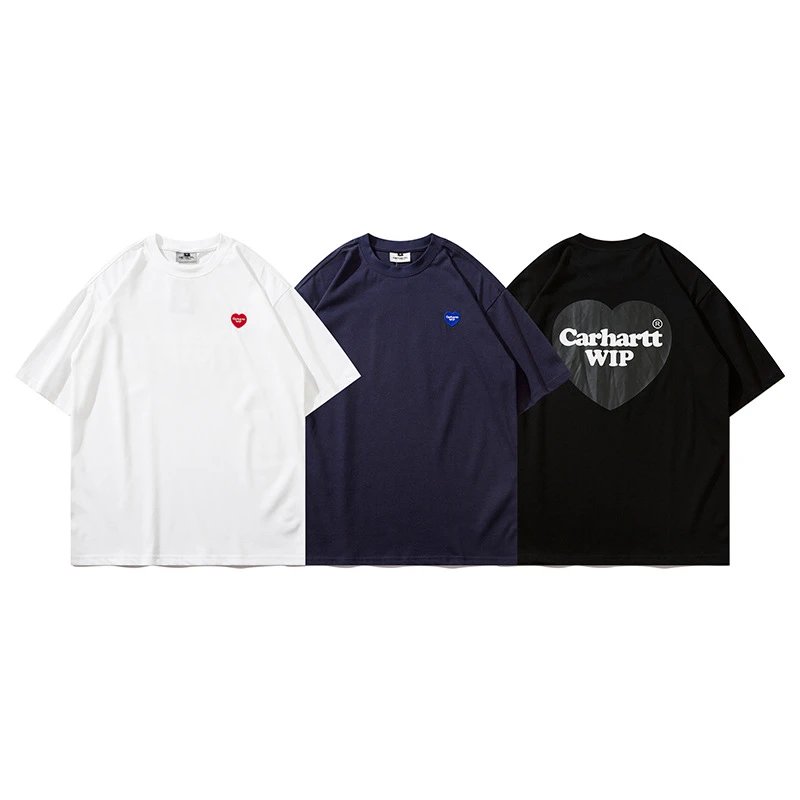 Carhartt T-Shirt Black And White Graphic Streetwear