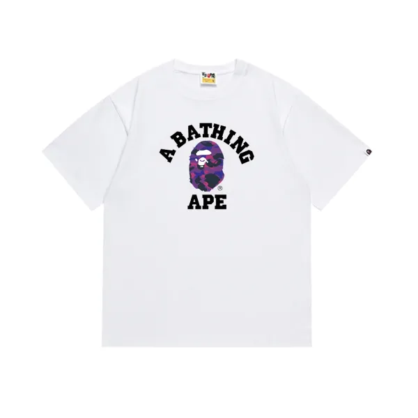A Bathing Ape Plant Pot Ape Logo Black T-Shirt - 4