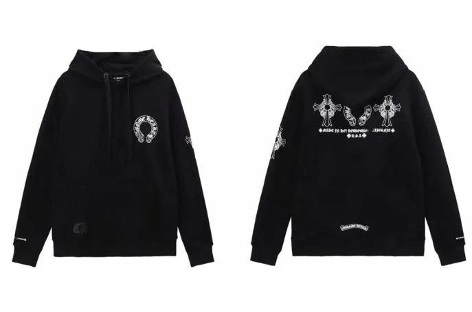 Chrome Hearts Cross Print Hooded Sweatshirt photo 2