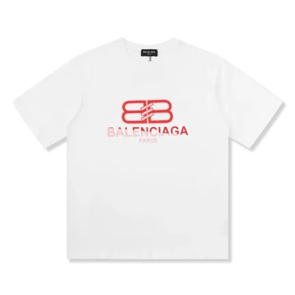 Balenciaga Logo Arch Print Black T-Shirt - 8