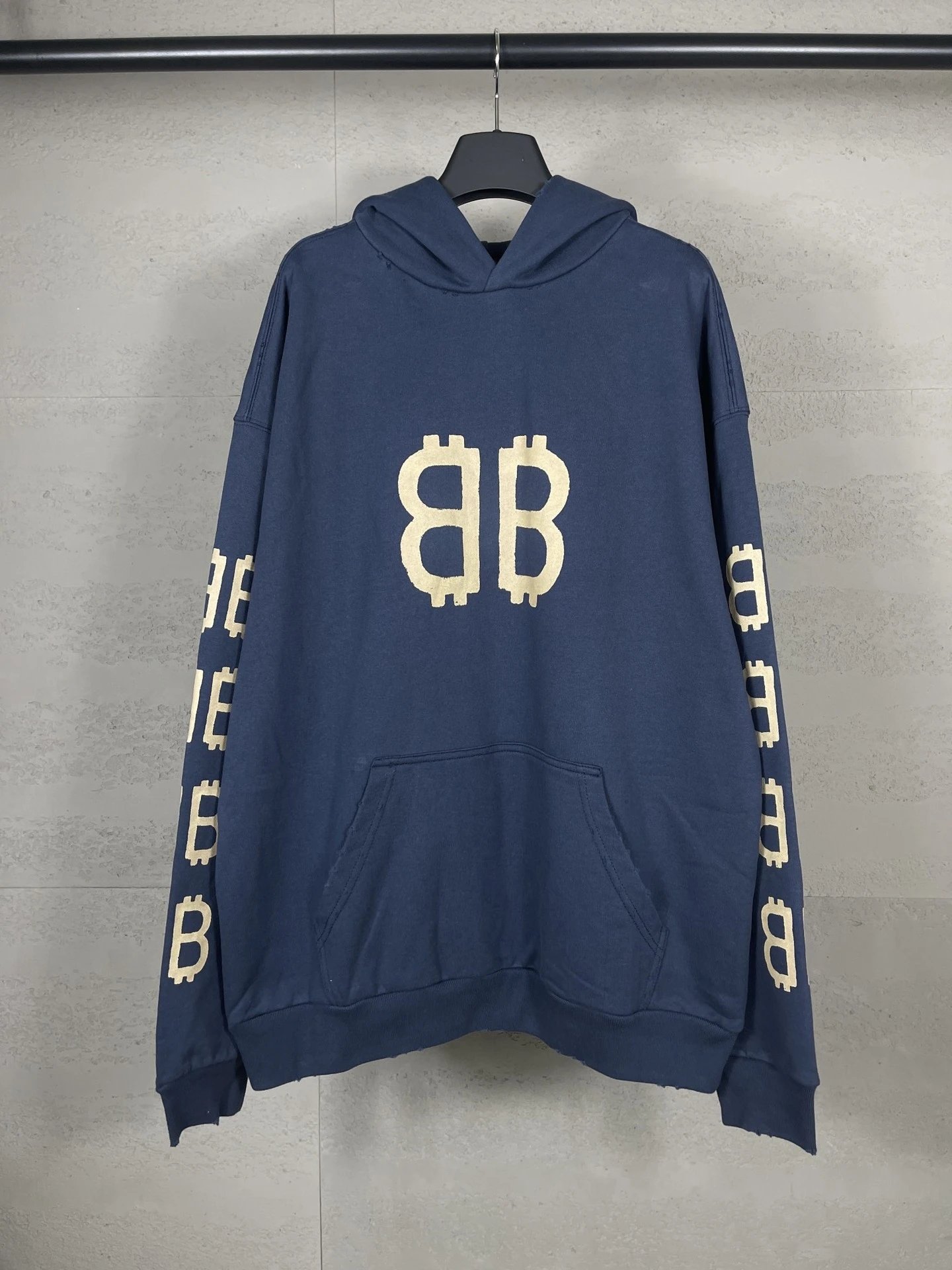 Double B Mud-Dyed Terry Cotton Hoodie photo 5