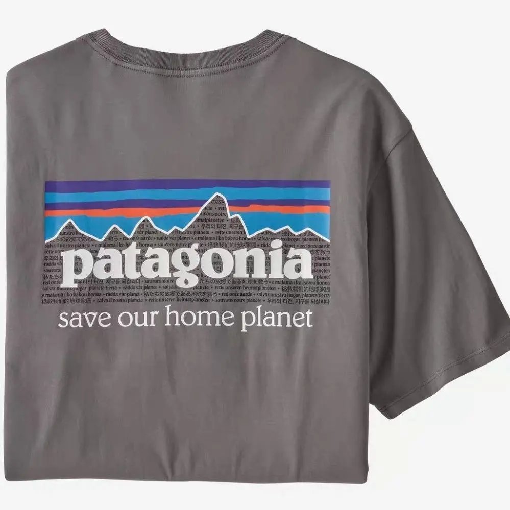 Patagonia P-6 Logo Responsibili-Tee White Casual T-Shirt