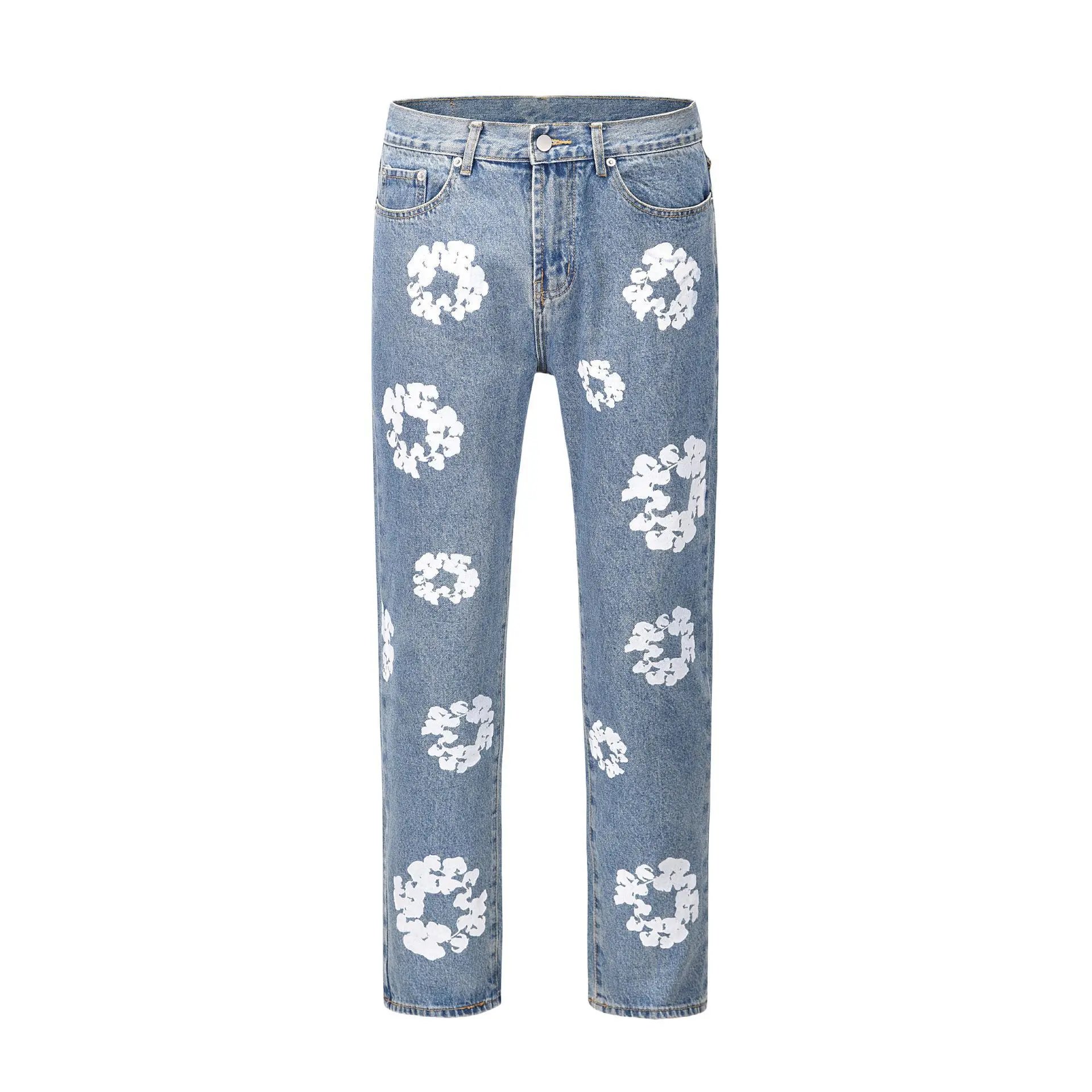 Trendy Printed Loose-Fit Jeans photo 3