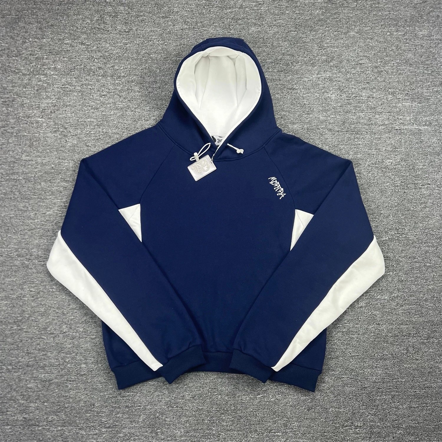 Nordic Sportswear Colorblock Navy White and Gray Heather Track Suit