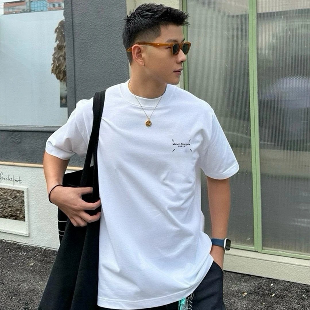 Maison Margiela White Numeric Tape Graphic T-Shirt