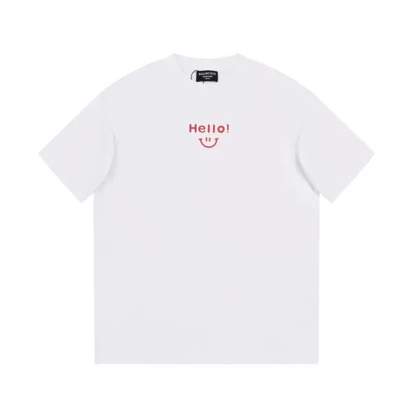 Balenciaga Logo Arch Print Black T-Shirt - 6