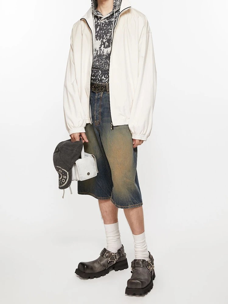Acne Studios Stockholm 1996 Off-White Graphic Windbreaker