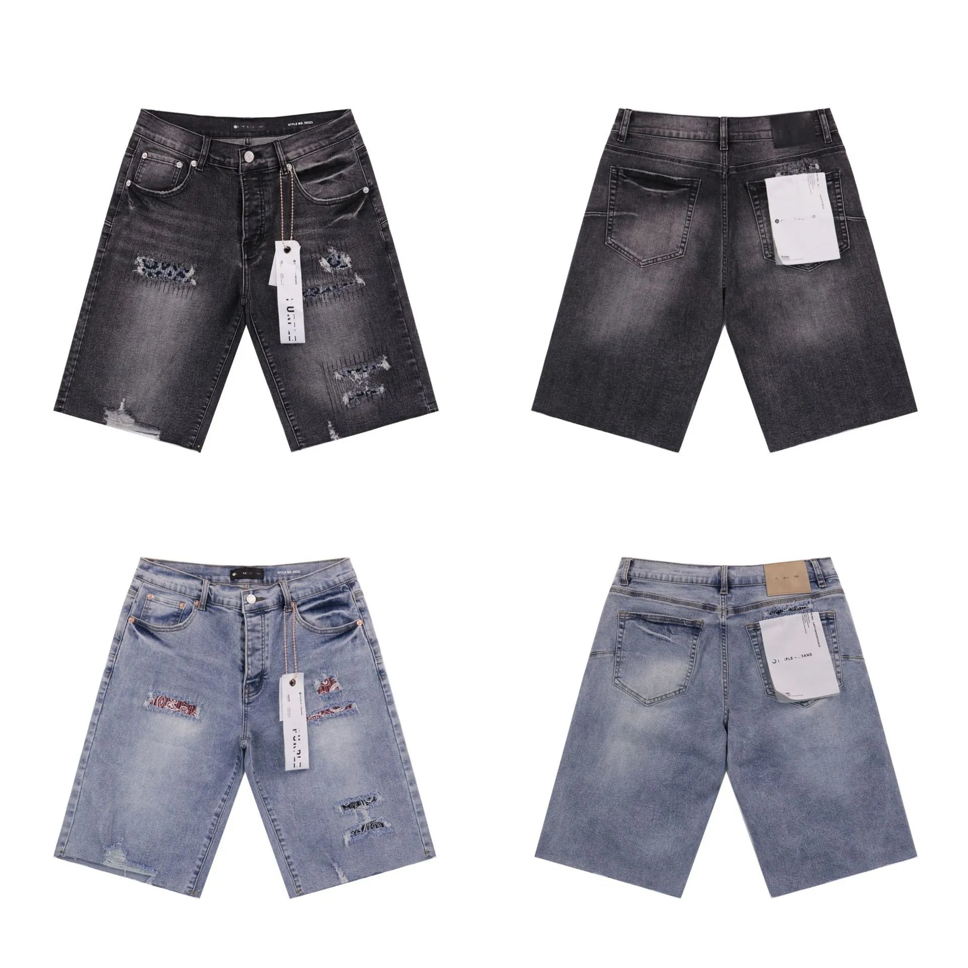 Washed Casual Shorts