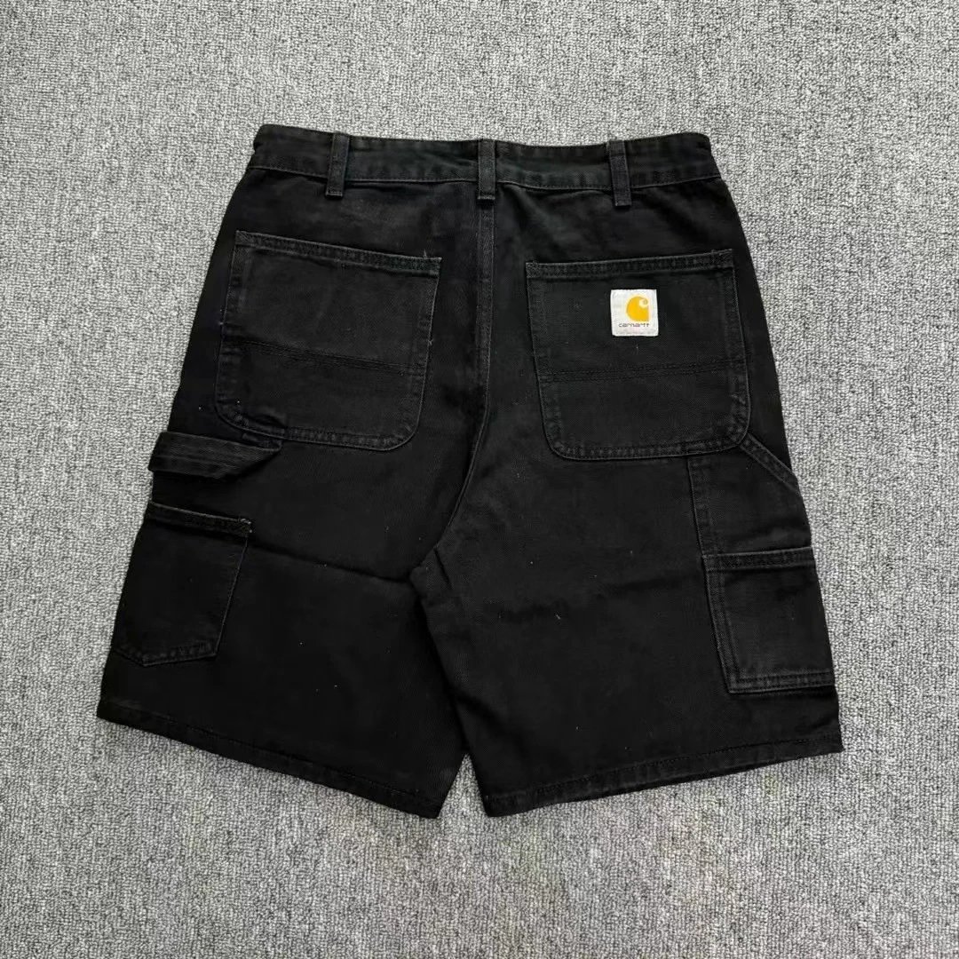 Washed Denim Cargo Shorts photo 8