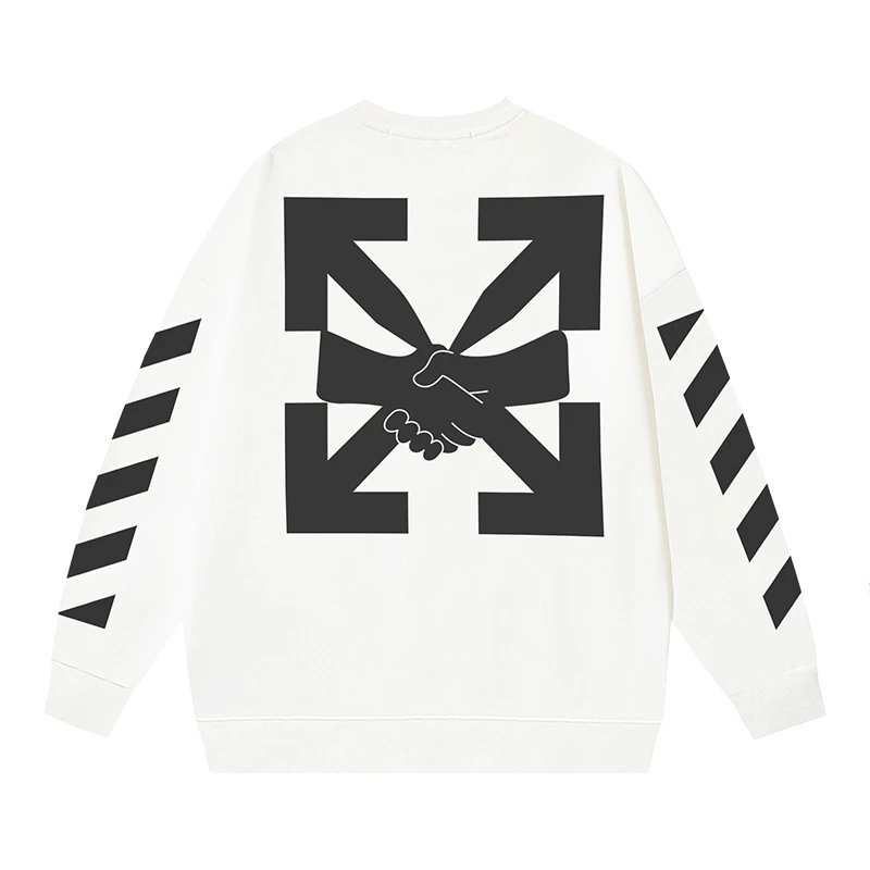 Arrow Oil Painting Simple Print Pullover photo 2